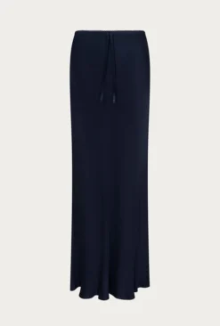 Emma Satin Midi Skirt Navy 10 Emma Satin Midi Skirt Navy -KILA Clothing Shop S06G004 K10 27652 650px 964px