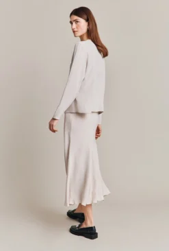 Phoebe Crepe Skirt Beige Pearly 10 Phoebe Crepe Skirt Beige Pearly -KILA Clothing Shop S06G005 N01 28898 650px 964px