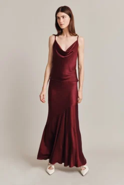 Eileen Satin Midi Skirt Claret 13 Eileen Satin Midi Skirt Claret -KILA Clothing Shop S07G004 G36 28926 650px 964px