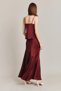 Eileen Satin Midi Skirt Claret 15 Eileen Satin Midi Skirt Claret -KILA Clothing Shop S07G004 G36 28930 650px 964px