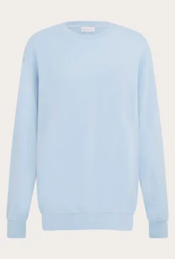 Organic Longline Sweatshirt Pale Blue 12 Organic Longline Sweatshirt Pale Blue -KILA Clothing Shop V02G007 K80 22754 650px 964px