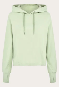 Cropped Organic Hoodie Mint Green -KILA Clothing Shop V02G012 J28 22852 650px 964px
