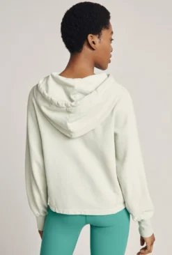 Cropped Organic Hoodie Mint Green -KILA Clothing Shop V02G012 J28 22853 650px 964px