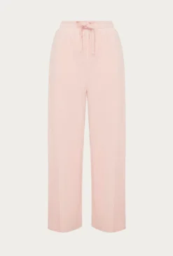 Wide Leg Velour Pant Pink -KILA Clothing Shop V02G021 H44 24636 650px 964px
