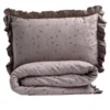Charlotte Duvet Set Taupe Taupe
