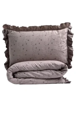 Charlotte Duvet Set Taupe Taupe