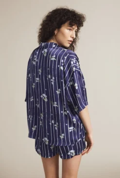 Lucy Satin PJ Set Stripe Floral -KILA Clothing Shop Z01G002CK Y90 20826 650px 964px