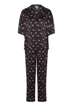 Penny Satin PJ Set Rose Ditsy -KILA Clothing Shop Z01G003CK Y91 20765 650px 964px