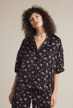 Penny Satin PJ Set Rose Ditsy -KILA Clothing Shop Z01G003CK Y91 20793 650px 964px