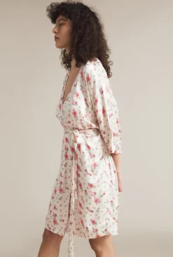 Alexa Satin Robe Vintage Rose 8 Alexa Satin Robe Vintage Rose -KILA Clothing Shop Z01G006CK Y92 20796 650px 964px